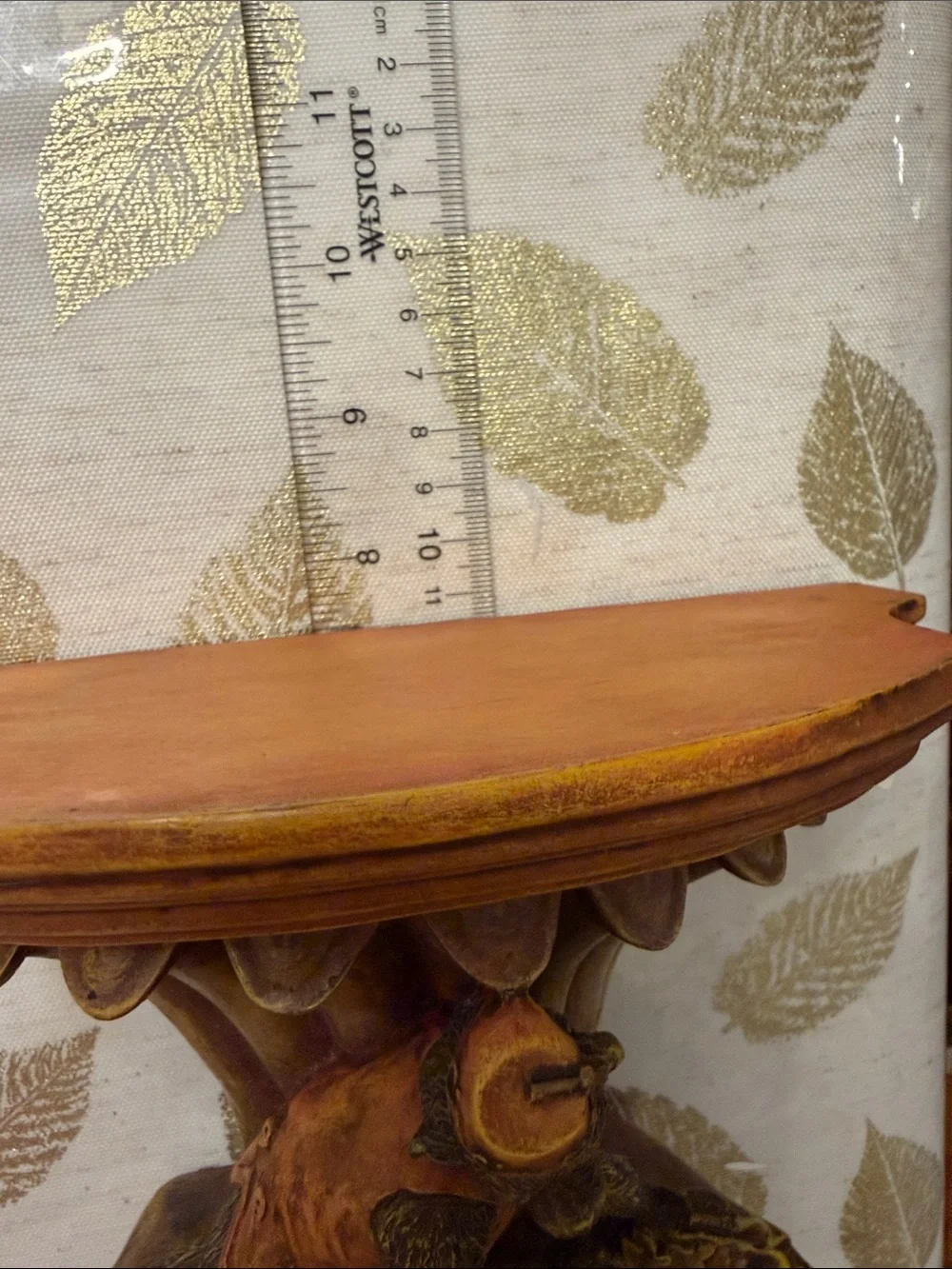 Vintage-Style Brown Monkey Wall Shelf Accent - Unbranded